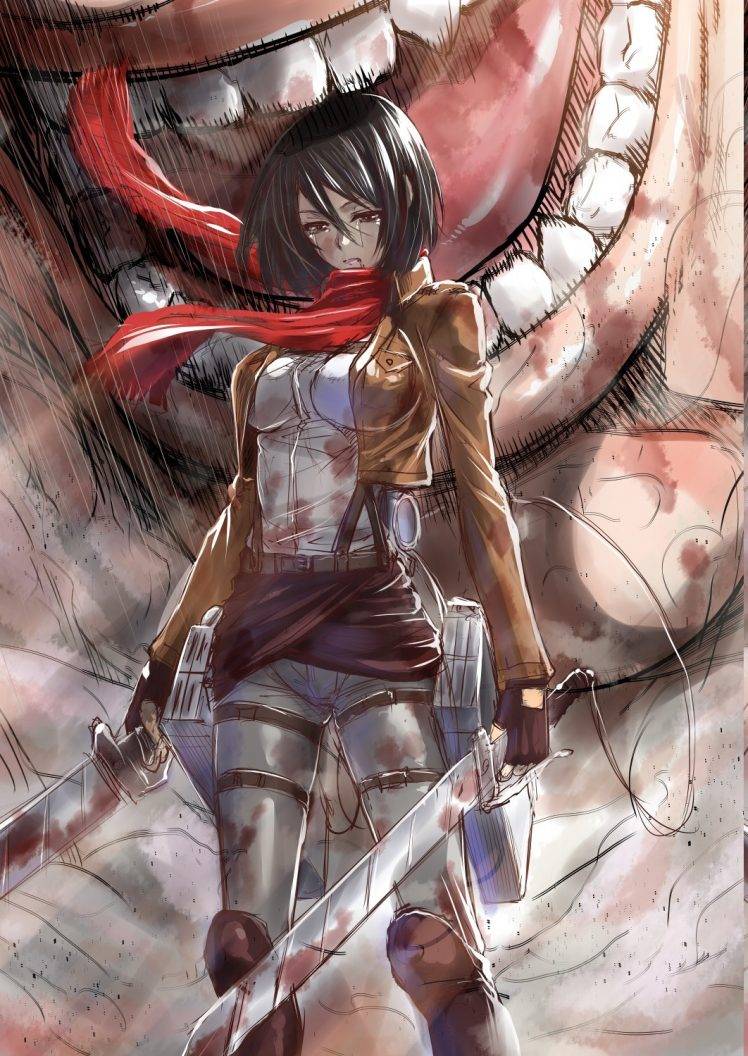 Shingeki No Kyojin, Mikasa Ackerman, Anime Girls, Anime Wallpapers HD /  Desktop and Mobile Backgrounds