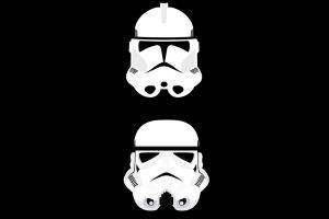 Star Wars, Clone Trooper, Stormtrooper, Helmet, Minimalism, Portrait Display
