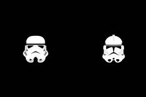 Star Wars, Clone Trooper, Stormtrooper, Helmet, Minimalism, Multiple Display