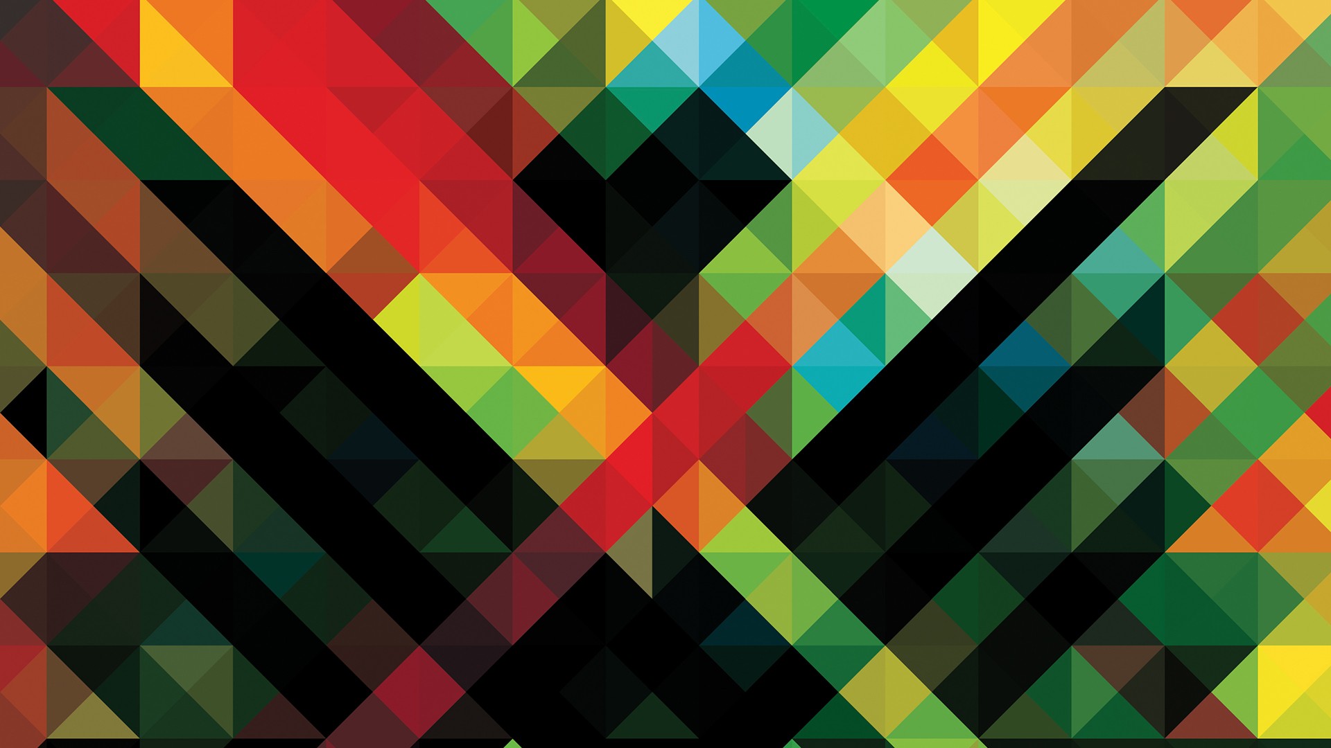 africa Hitech, Andy Gilmore, Abstract, Geometry, Colorful, Pattern, Low Poly Wallpaper
