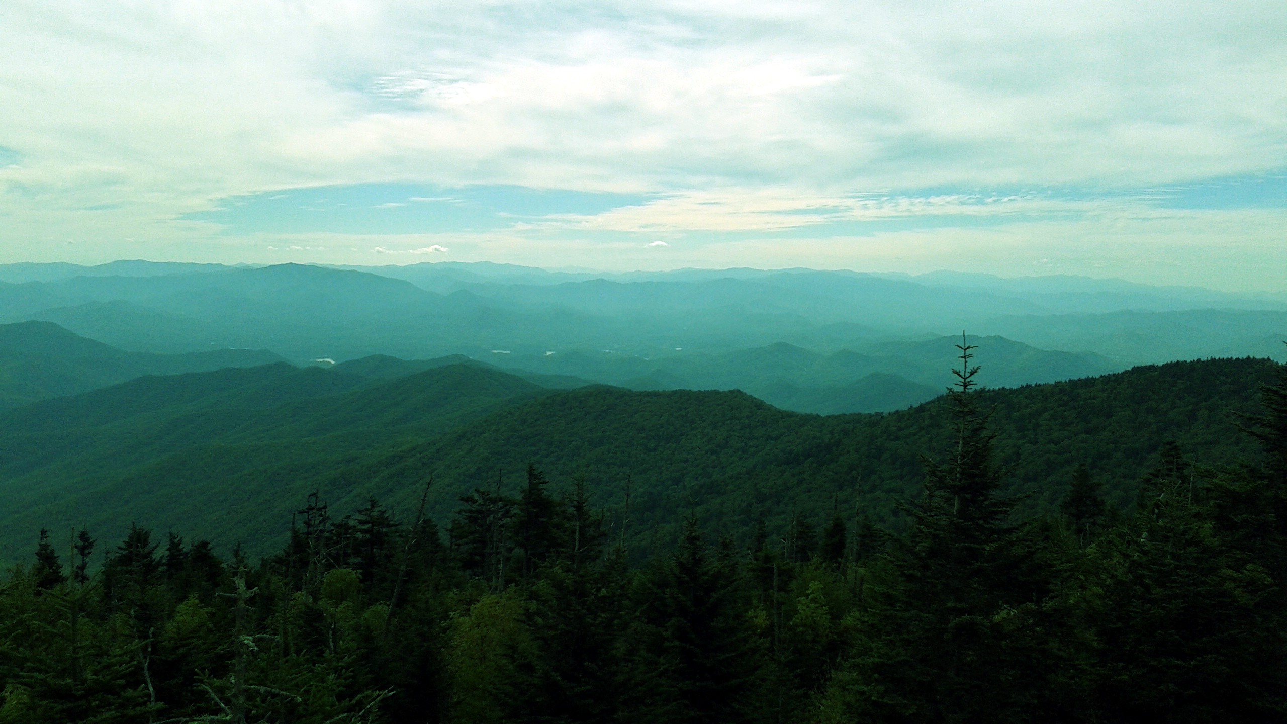 Smoky Mountains, Tennessee, Forest, Mountain, Landscape Wallpaper