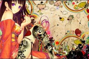 anime, Tony Taka, Kimono, Anime Girls, Snyp, Colorful