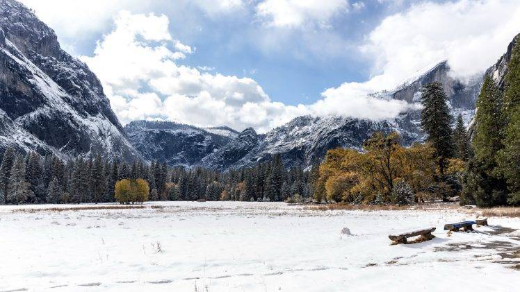 nature, Snow, Mountain, Landscape, Canada HD Wallpaper Desktop Background
