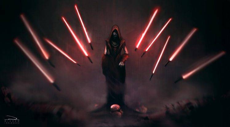 fantasy Art, Artwork, Lightsaber, Star Wars, Sith HD Wallpaper Desktop Background