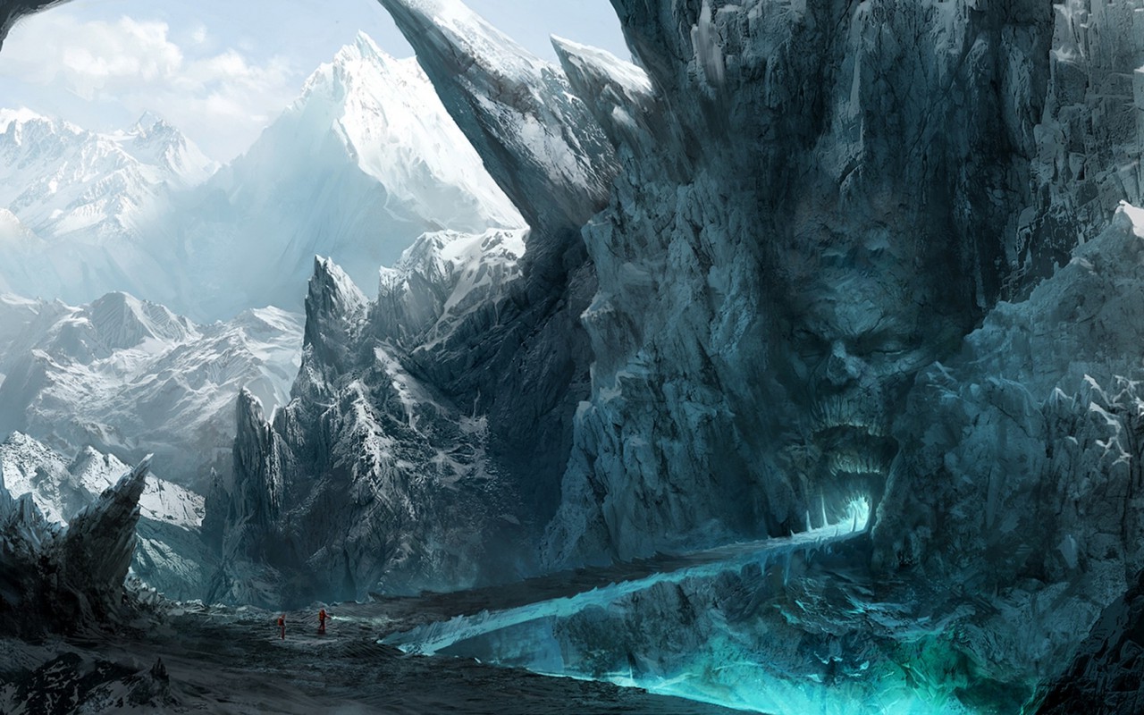 fantasy landscape ice
