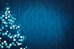 minimalism, Texture, Christmas Tree, Bokeh, Christmas