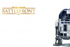 Star Wars: Battlefront, R2 D2, Video Games, Simple Background