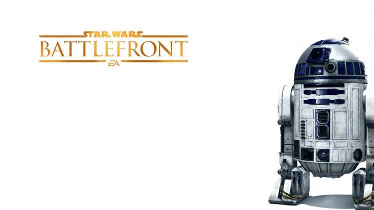 Star Wars: Battlefront, R2 D2, Video Games, Simple Background HD Wallpaper Desktop Background