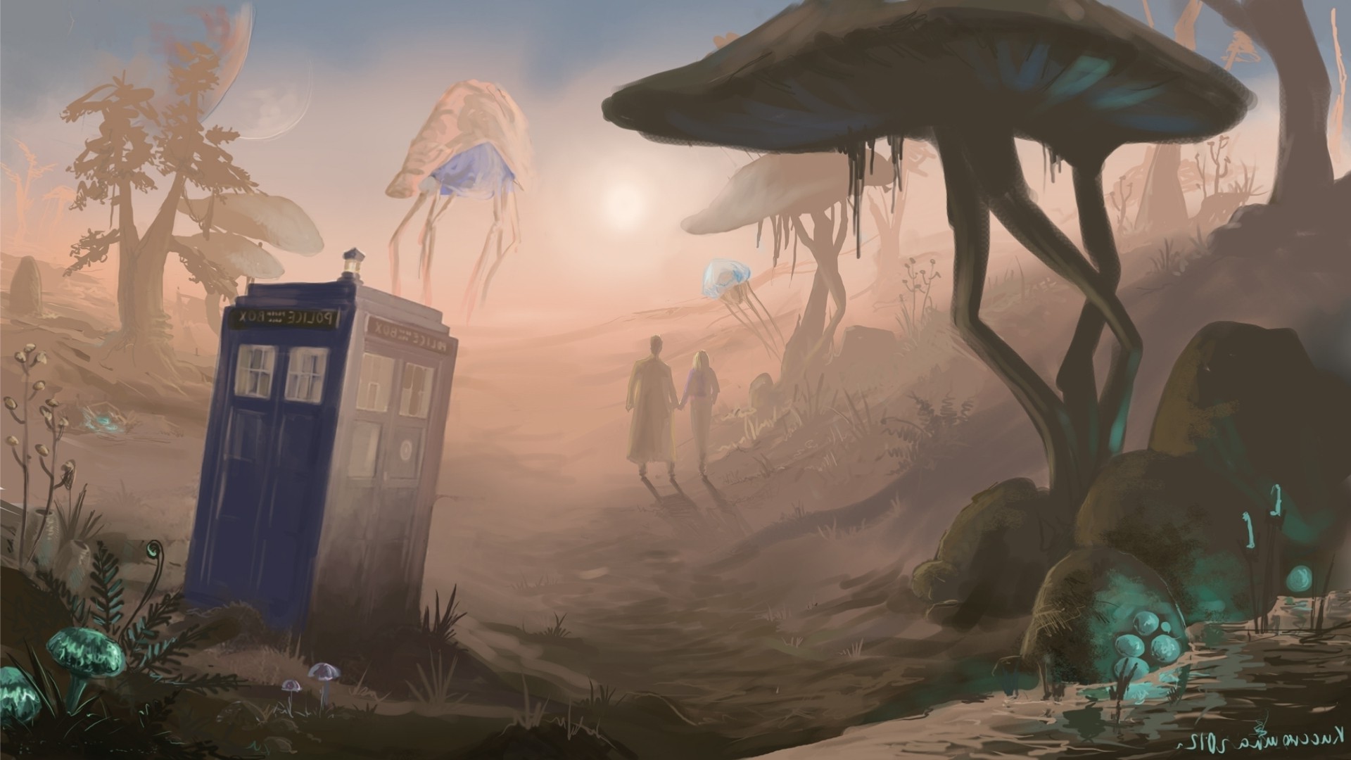 TARDIS, Anime, Doctor Who, The Elder Scrolls III: Morrowind Wallpapers HD /  Desktop and Mobile Backgrounds