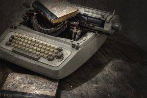 typewriters, Vintage, Books, Table, Walls, Old, Keyboards