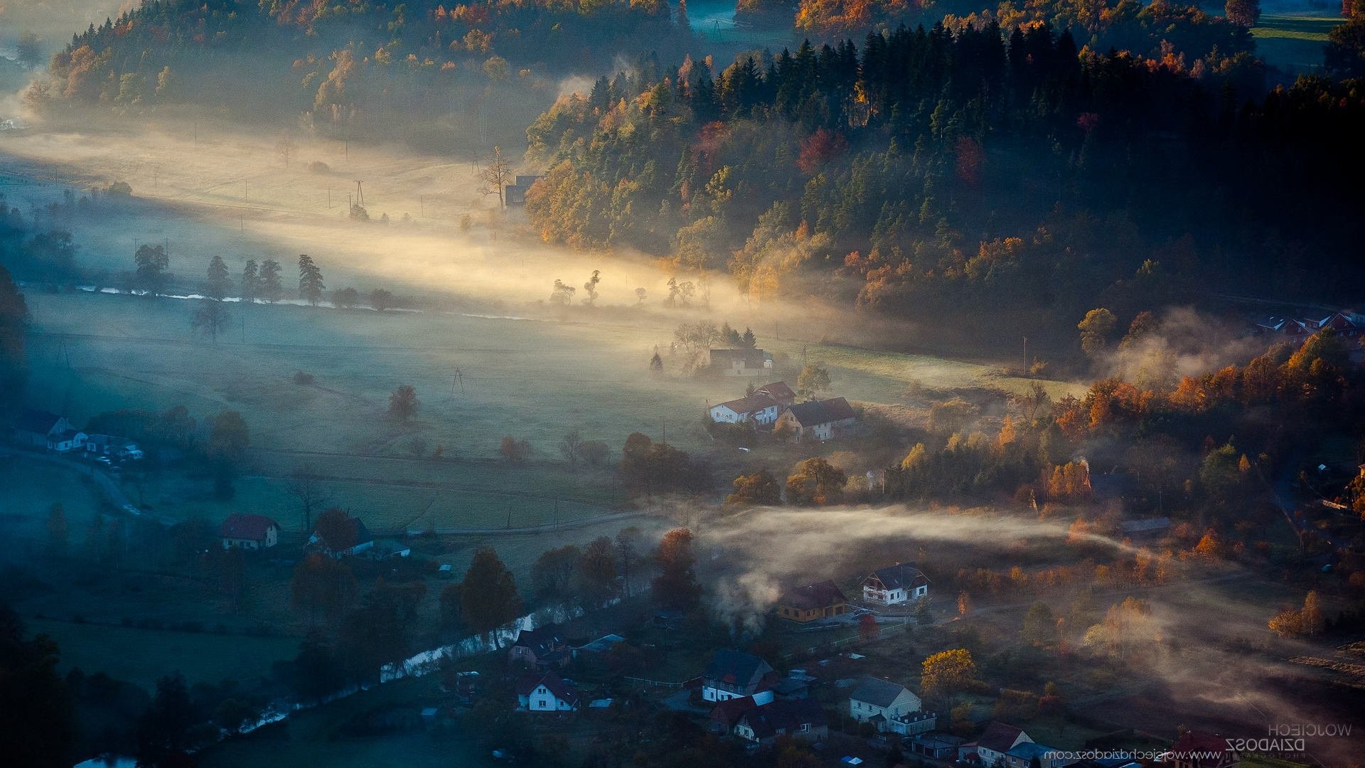 mist, Landscape Wallpaper