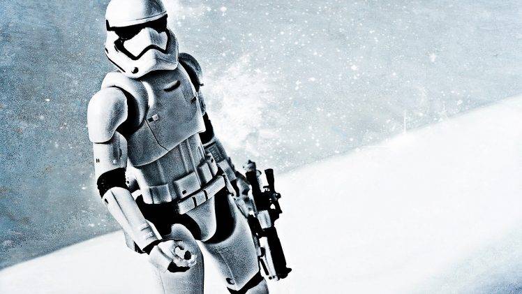 Star Wars, Star Wars: Episode VII   The Force Awakens, Stormtrooper, Gun HD Wallpaper Desktop Background
