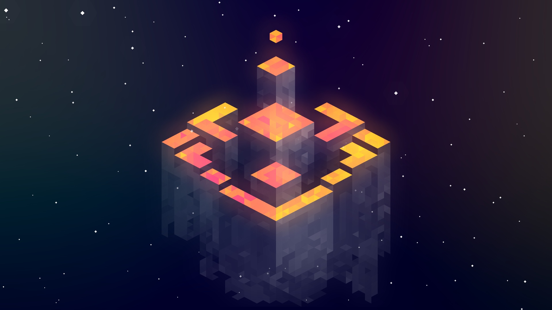 abstract, Fez, Isometric Wallpaper