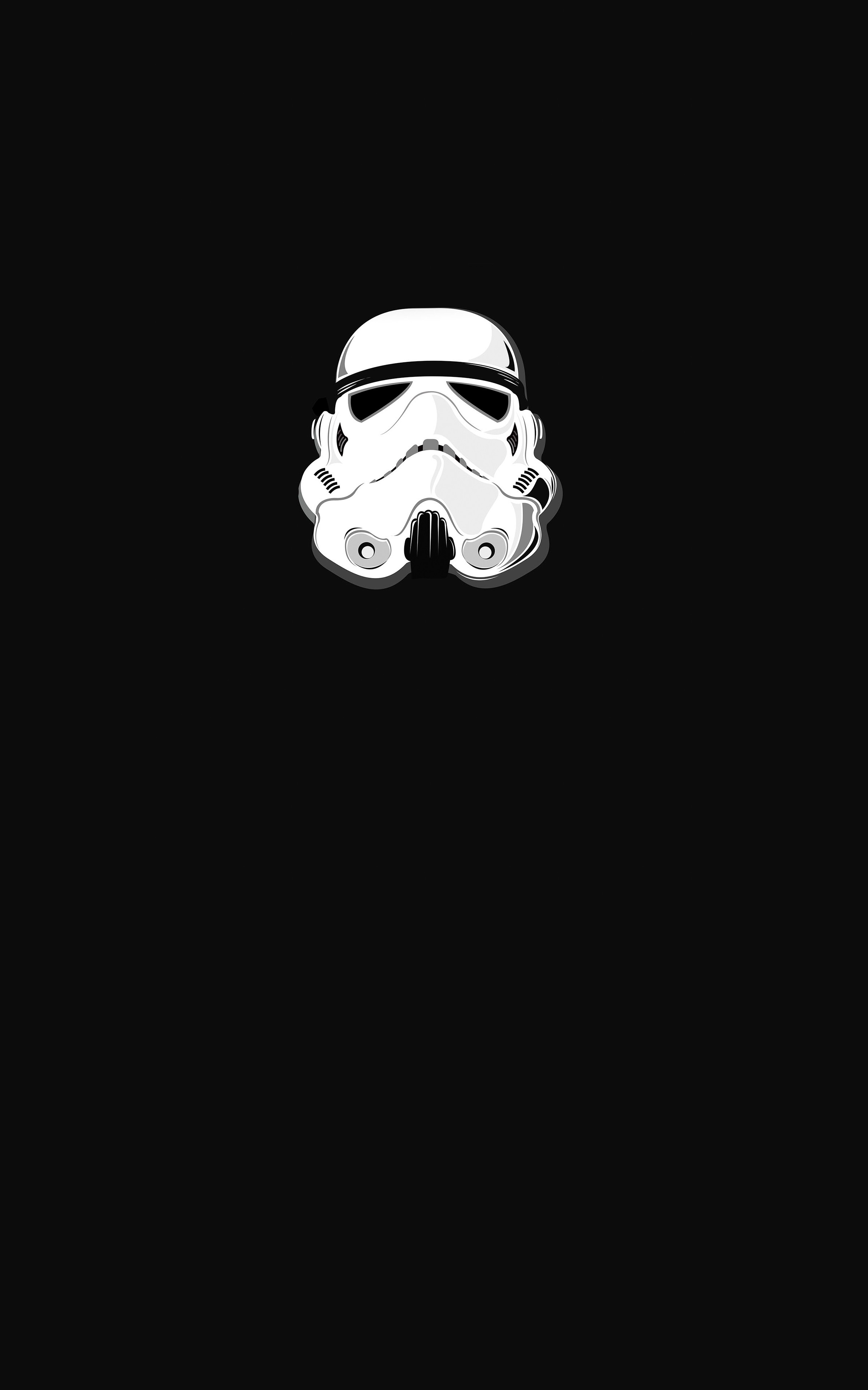 Star Wars, Stormtrooper, Helmet, Minimalism, Portrait Display