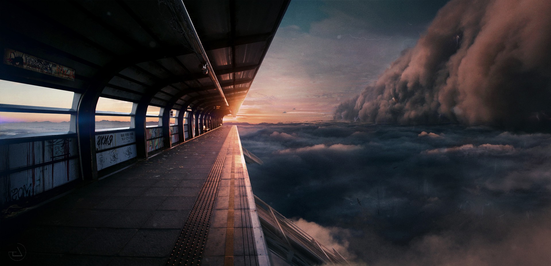 skyline, Futuristic, Clouds, Train Station, Star Wars, Stormtrooper, Blizzard Entertainment, Illidan Stomrage, Illidan, Overwatch, Hearthstone, Diablo III, BlizzCon, Iceland, Beach, Cliff, Landscape, Spaceship Wallpaper