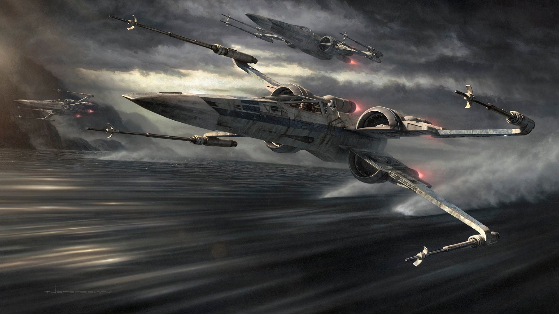 X wing, Star Wars Wallpaper