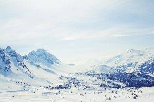 mountain, Snow, Nature, Landscape