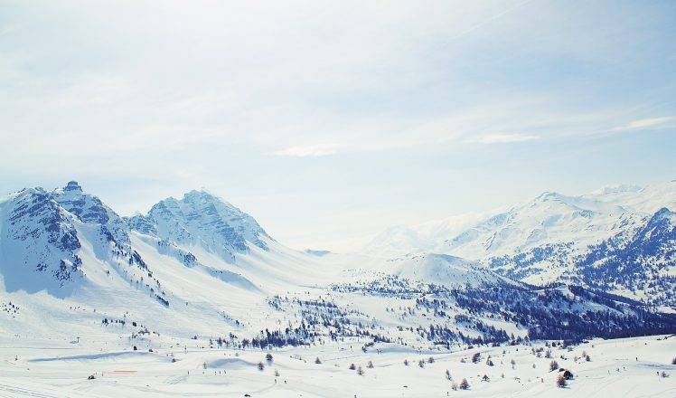 mountain, Snow, Nature, Landscape HD Wallpaper Desktop Background