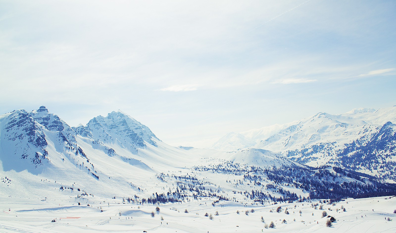 mountain, Snow, Nature, Landscape Wallpaper