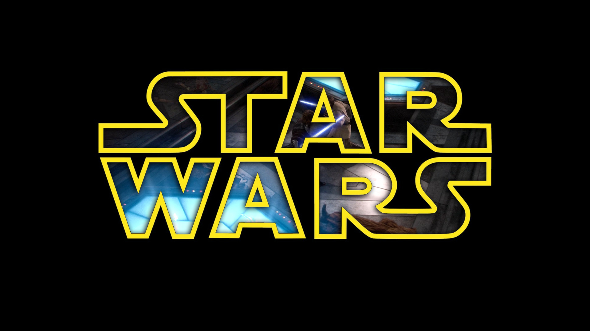 Star Wars, Typography, Black Background Wallpapers HD / Desktop and