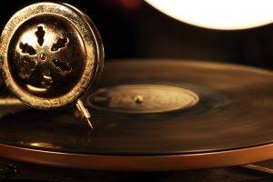 Gramophone, Vintage, Vinyl, Technology, Music, Playing, Speed Blur, Circle