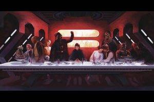 Star Wars, Anakin Skywalker, Darth Vader, Boba Fett, Chewbacca, Han Solo, Yoda, Darth Maul