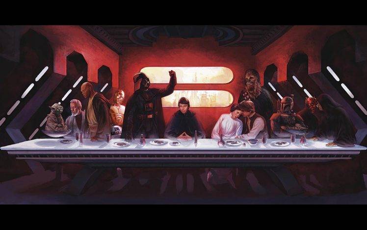 Star Wars, Anakin Skywalker, Darth Vader, Boba Fett, Chewbacca, Han Solo, Yoda, Darth Maul HD Wallpaper Desktop Background