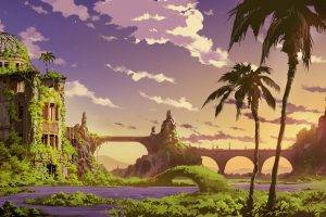 anime, Landscape, Fantasy Art