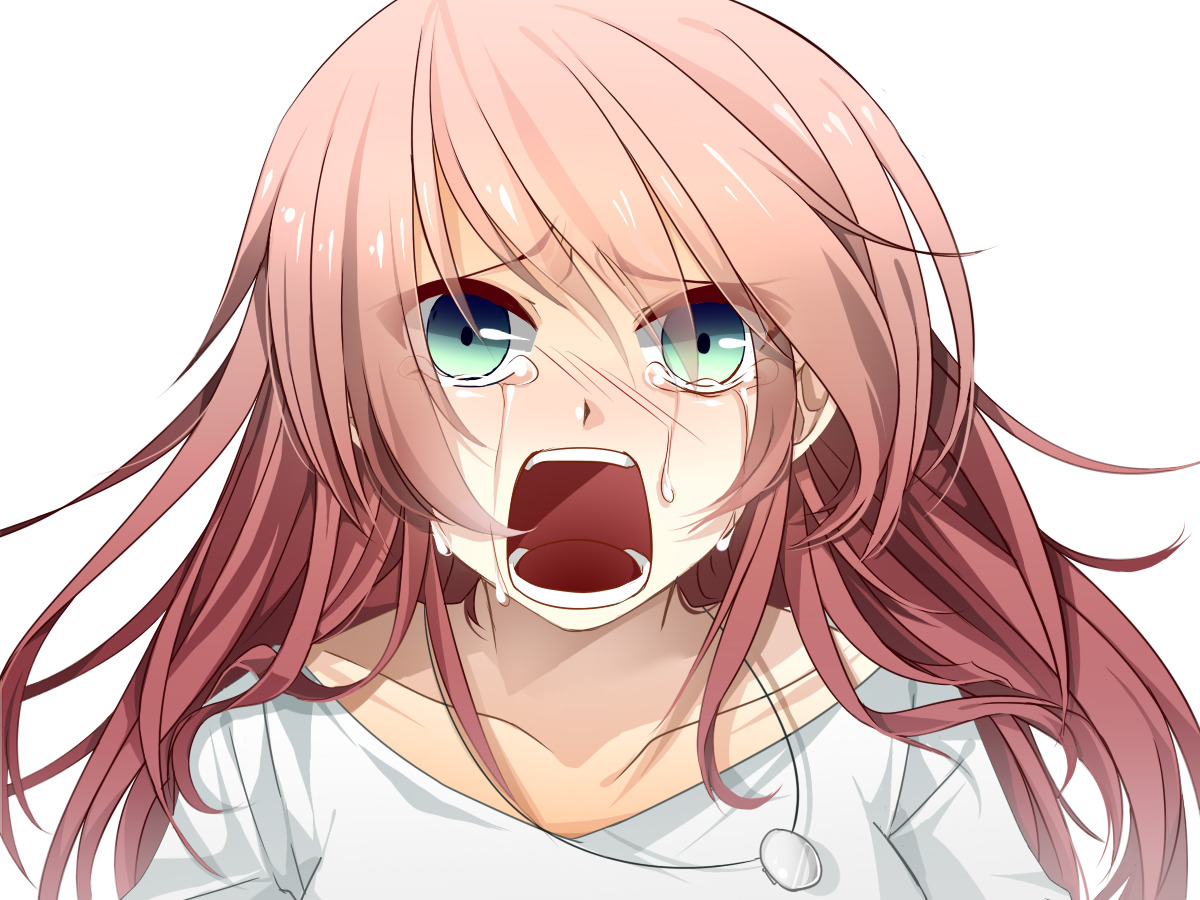 crying  Sad  Screaming Anime  Wallpapers HD Desktop and 
