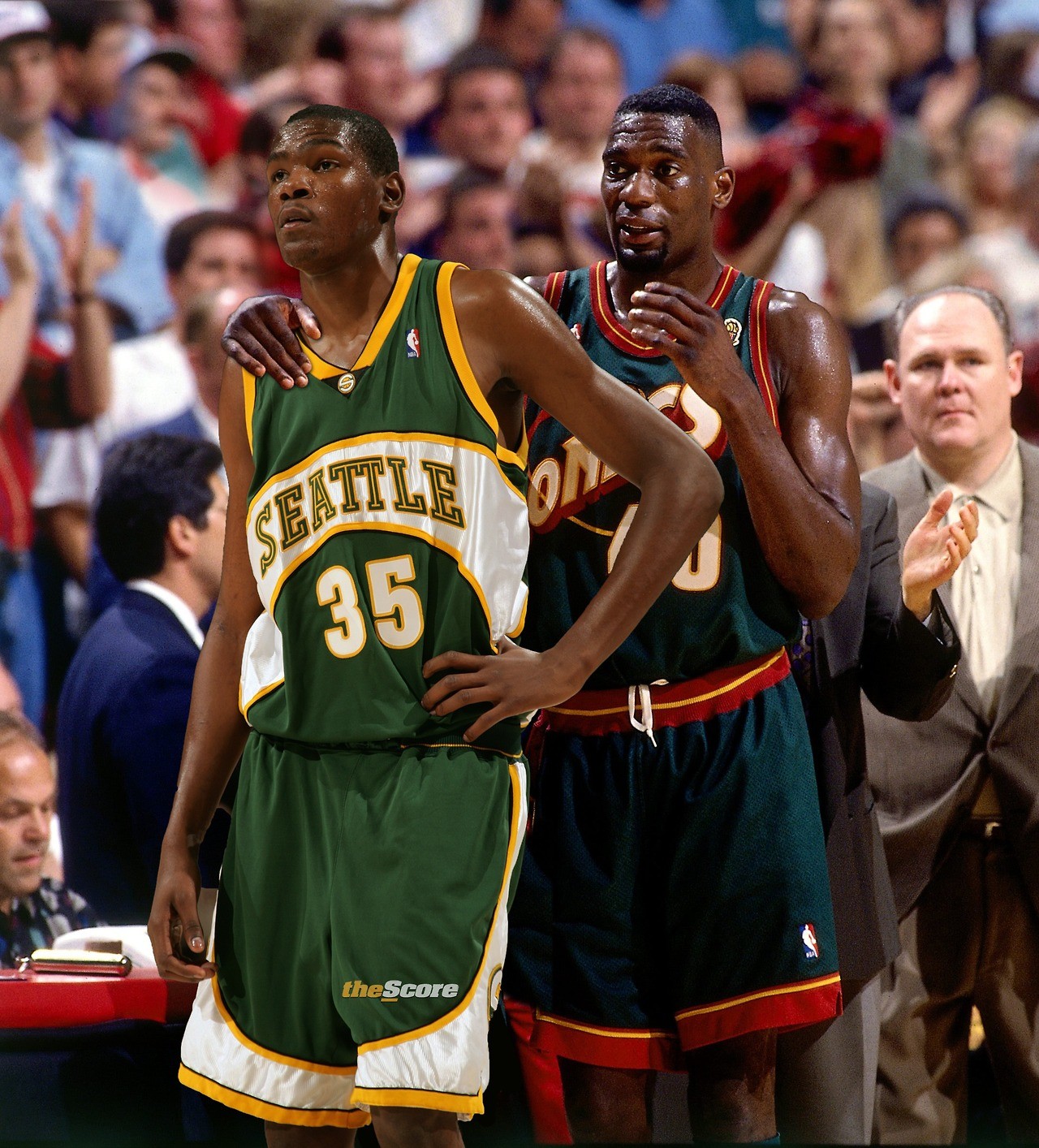 NBA, Basketball, Shawn Kemp, Kevin Durant, Seattle, Seattle Supersonics Wallpaper