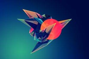 geometry, Artwork, Abstract, Justin Maller, Facets