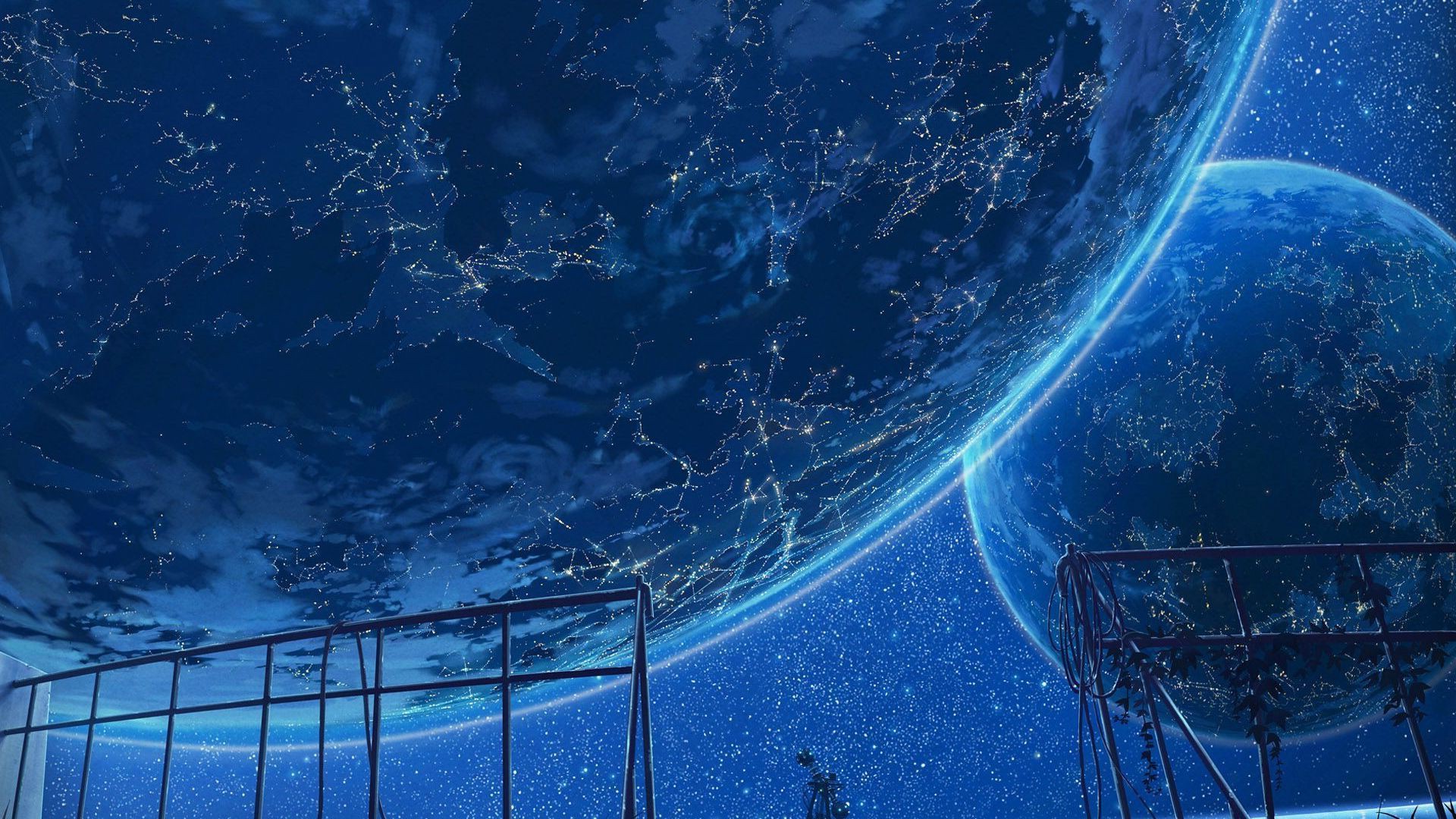 Artwork Concept Art Fantasy Art Anime Planet Sky Stars