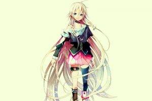 anime, IA (Vocaloid), Vocaloid, Blue Eyes, Blonde, Long Hair, Anime Girls
