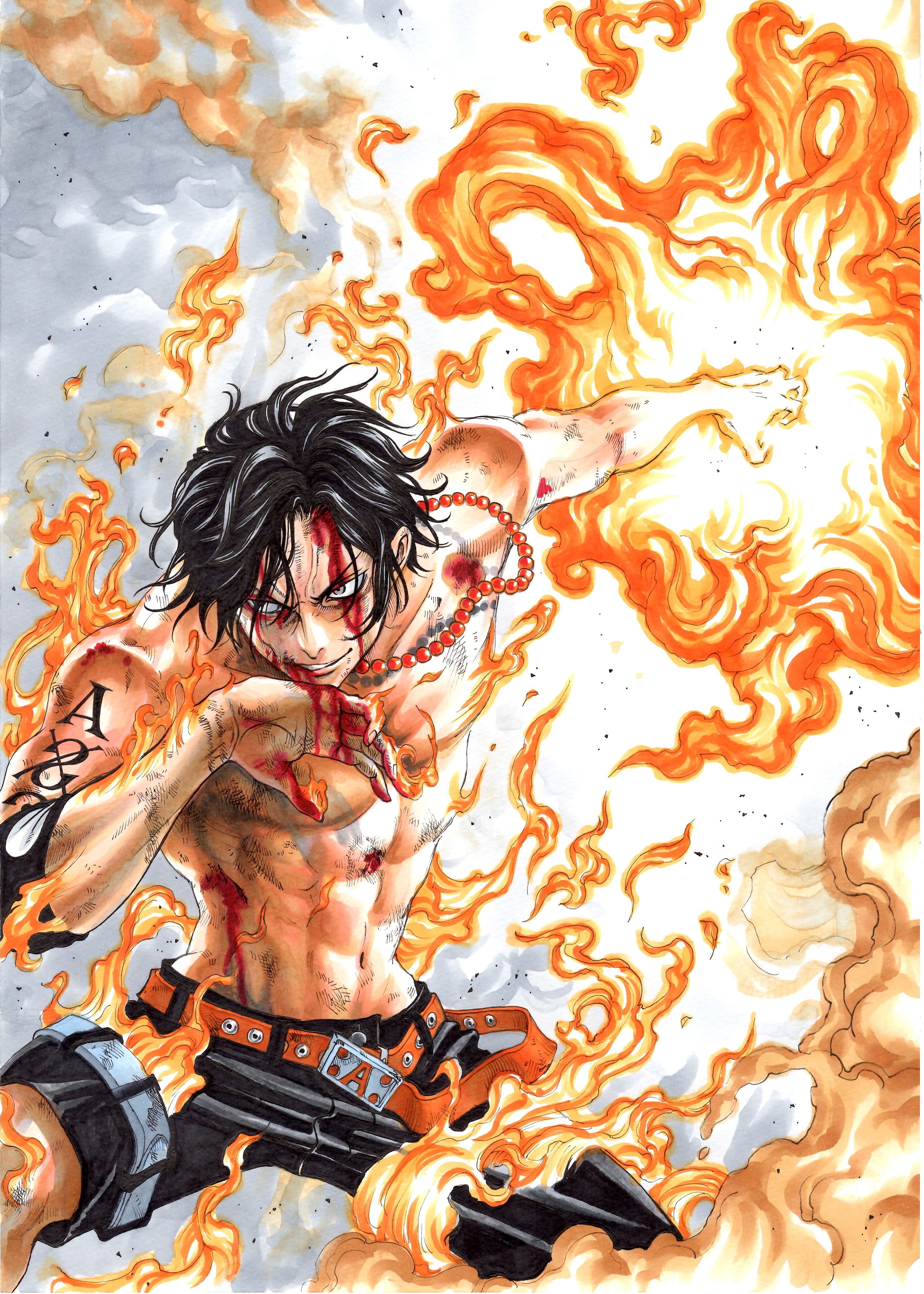 anime, One Piece, Portgas D. Ace Wallpapers HD / Desktop ...