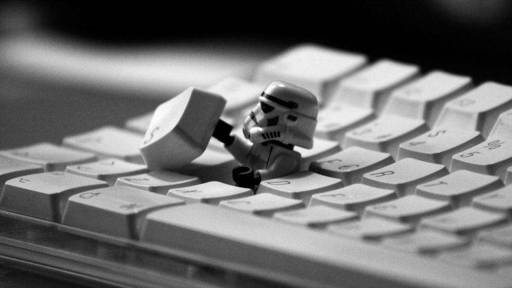 Star Wars, Keyboards, LEGO Star Wars, LEGO, Stormtrooper HD Wallpaper Desktop Background