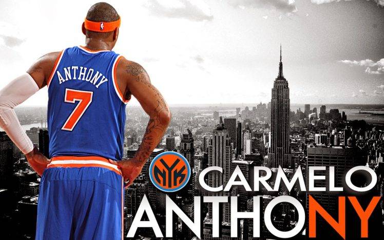 NBA, Basketball, New York City, New York Knicks, Carmelo Anthony, Sports HD Wallpaper Desktop Background