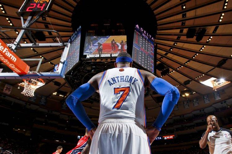 NBA, Basketball, New York City, New York Knicks, Carmelo Anthony, Sports HD Wallpaper Desktop Background