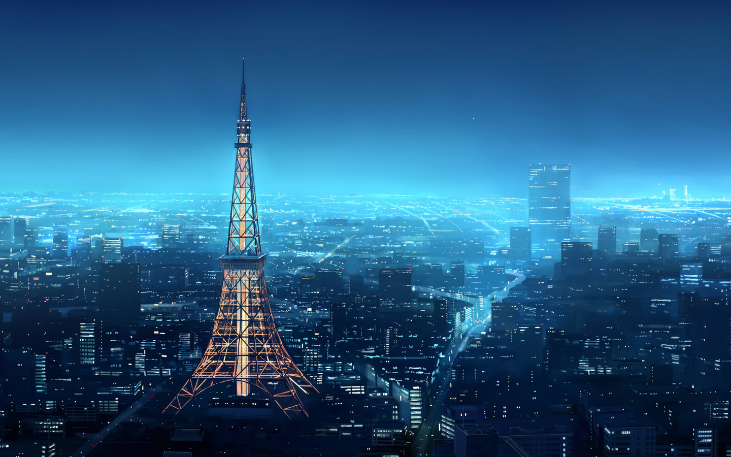 anime, Tokyo Tower, Shirosaki Otoha, Japan Wallpapers HD ...