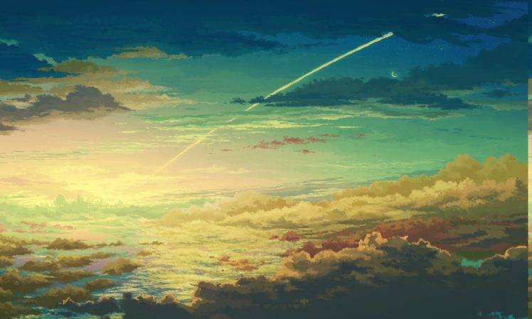 sky, Landscape, Artwork HD Wallpaper Desktop Background
