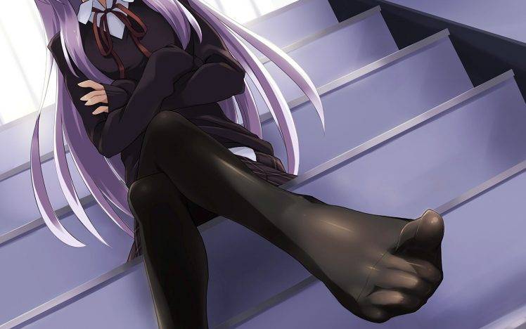 anime Girls, Stockings, Otoba sama Ni Wa Sakaraenai HD Wallpaper Desktop Background