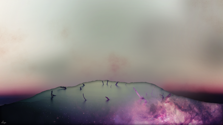 abstract, Water, Space, Digital Art HD Wallpaper Desktop Background
