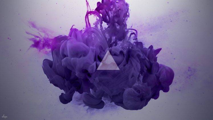 ink, Smoke, Abstract, Digital Art, Purple, Alberto Seveso, Paint In Water HD Wallpaper Desktop Background