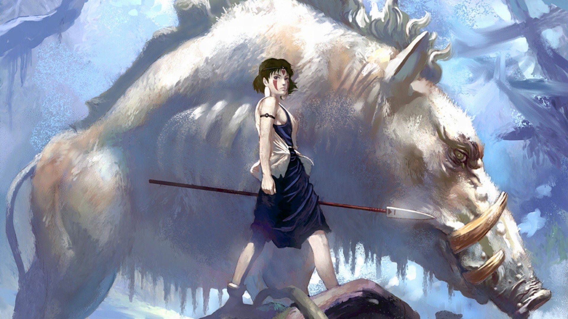 Studio Ghibli, Anime, Anime Girls, Princess Mononoke Wallpaper