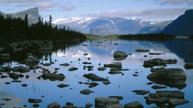 Sweden, Landscape, Lake, Sarek, Nature HD Wallpaper Desktop Background