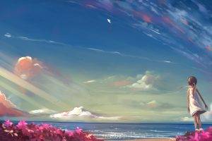 anime, Nature, Sky