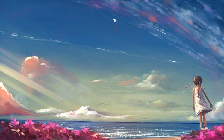 anime, Nature, Sky HD Wallpaper Desktop Background