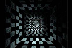 optical Illusion, Square, Abstract, Geometry