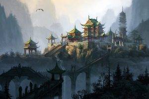 anime, Asian Architecture