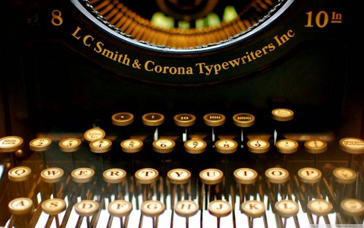 typewriters, Vintage HD Wallpaper Desktop Background