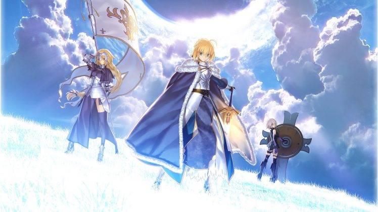 Type Moon, Saber, Joan Of Arc, Anime Girls Wallpapers HD / Desktop and ...